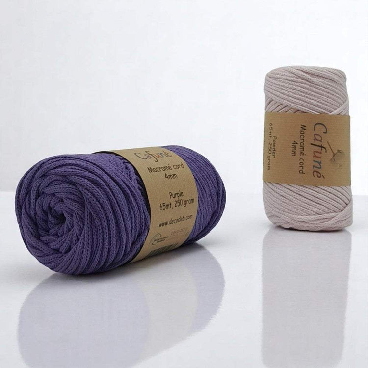 Macrame Koord 4mm - Hobbygaren