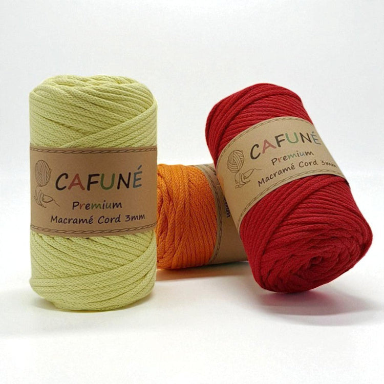 Macrame Koord Premium 3mm - Hobbygaren