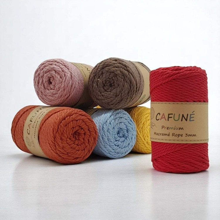 Macrame Premium Touw 3mm - Hobbygaren