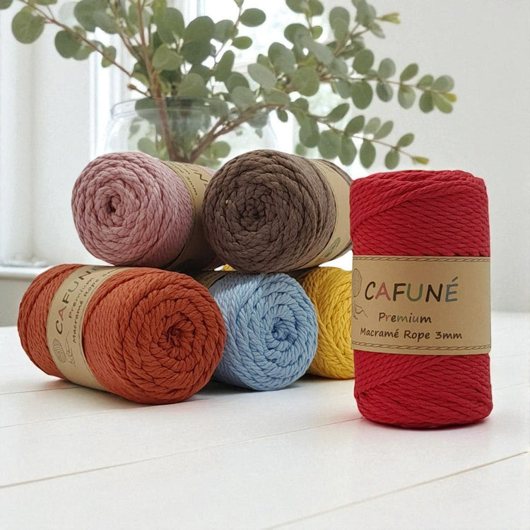 Macrame Premium Touw 3mm - Hobbygaren