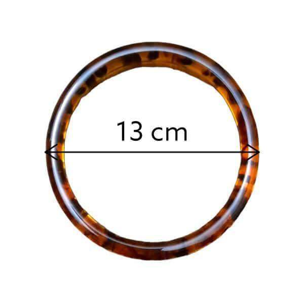 Acryl Tashengsel - Bruin - Hobbygaren