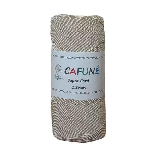 Cafuné Supra Macrame Koord 1.5mm Creme - Hobbygaren