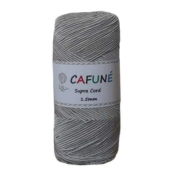 Cafuné Supra Macrame Koord 1.5mm Lichtgrijs - Hobbygaren