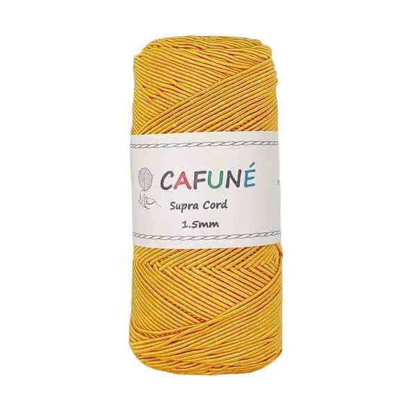 Cafuné Supra Macrame Koord 1.5mm Mosterd - Hobbygaren
