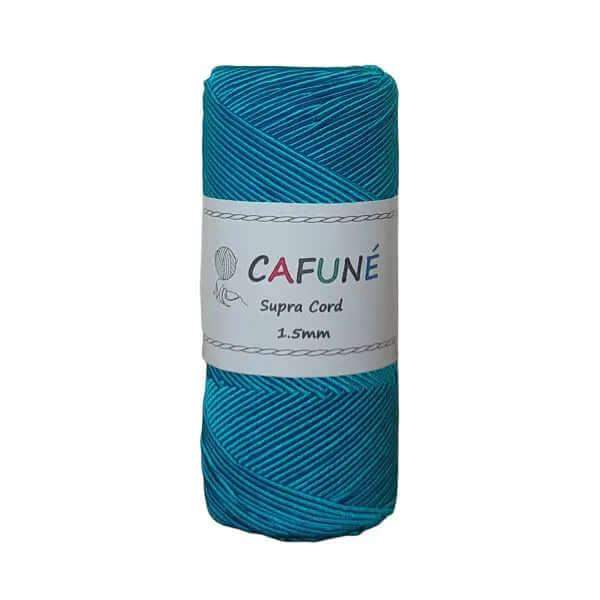 Cafuné Supra Macrame Koord 1.5mm Turquoise - Hobbygaren
