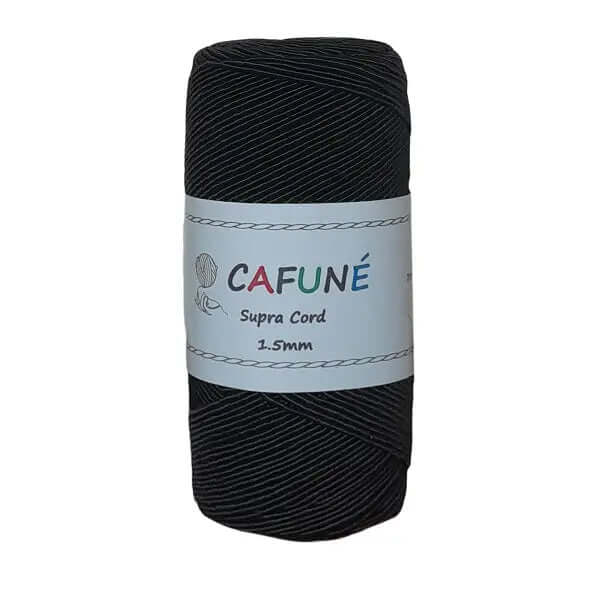 Cafuné Supra Macrame Koord 1.5mm Zwart Cafuné
