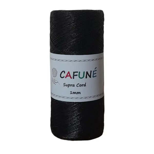 Cafuné Supra Macrame Koord 1.5mm Zwart - Dun Cafuné