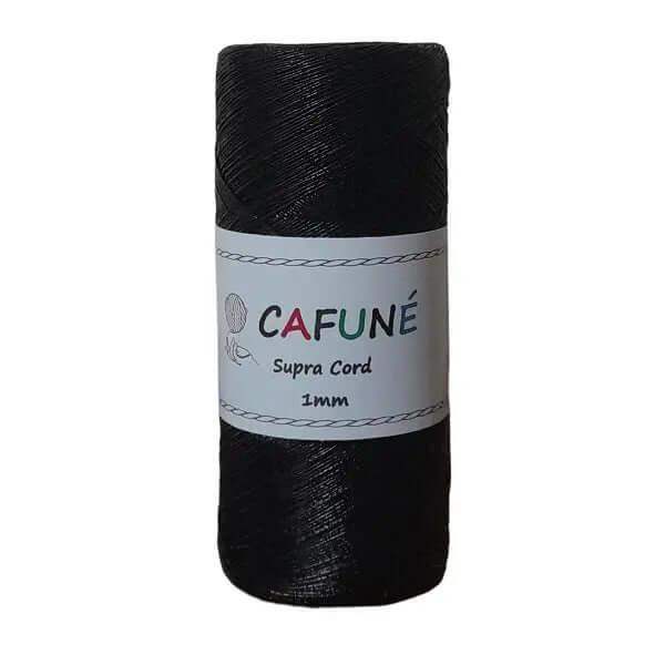 Cafuné Supra Macrame Koord 1.5mm Zwart - Dun - Hobbygaren