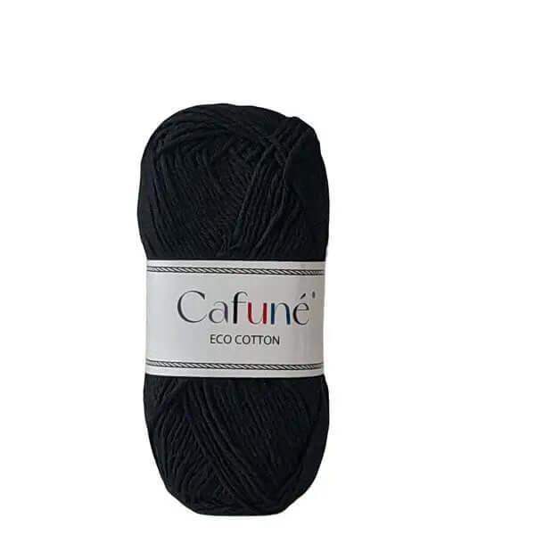 Cafuné Eco Katoen Garen - Zwart - Hobbygaren