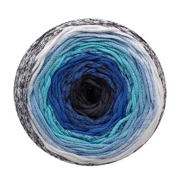 Cafuné Cake Garen-Wit-Blauw - Hobbygaren