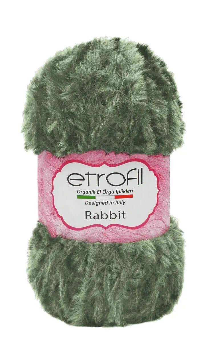 Etrofil Rabbit imitatiebont garen-Groen-74043 - Hobbygaren