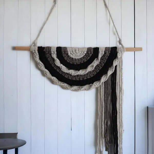 Halve Mandala Macrame Pakket Damson - Hobbygaren