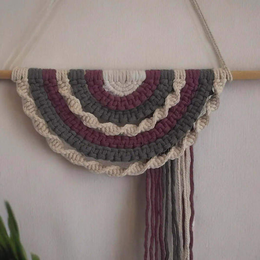 Halve Mandala Macrame Pakket Damson - Hobbygaren