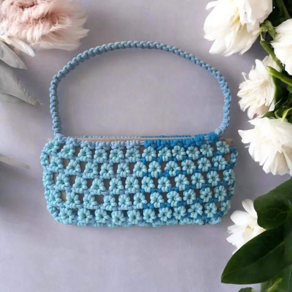 Macrame Pakket Handtas Bloem - Hobbygaren