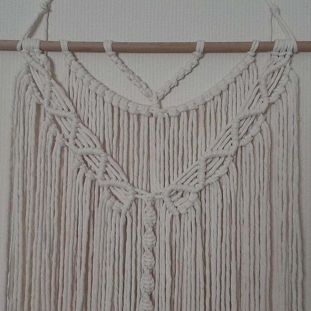 Macrame Pakket Wandkleed Boho - Ecru Hobbygaren