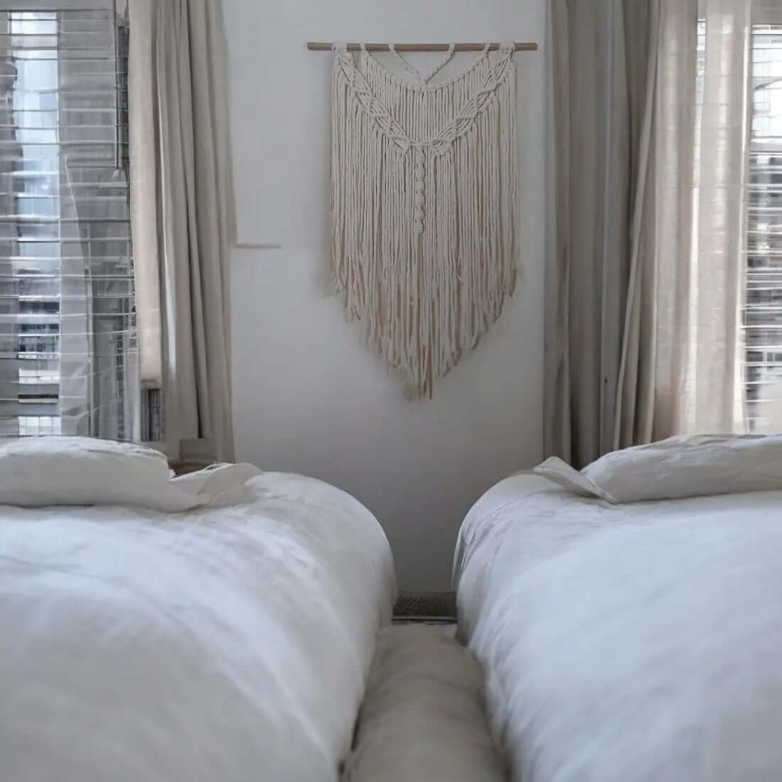 Macrame Pakket Wandkleed Boho - Ecru Hobbygaren