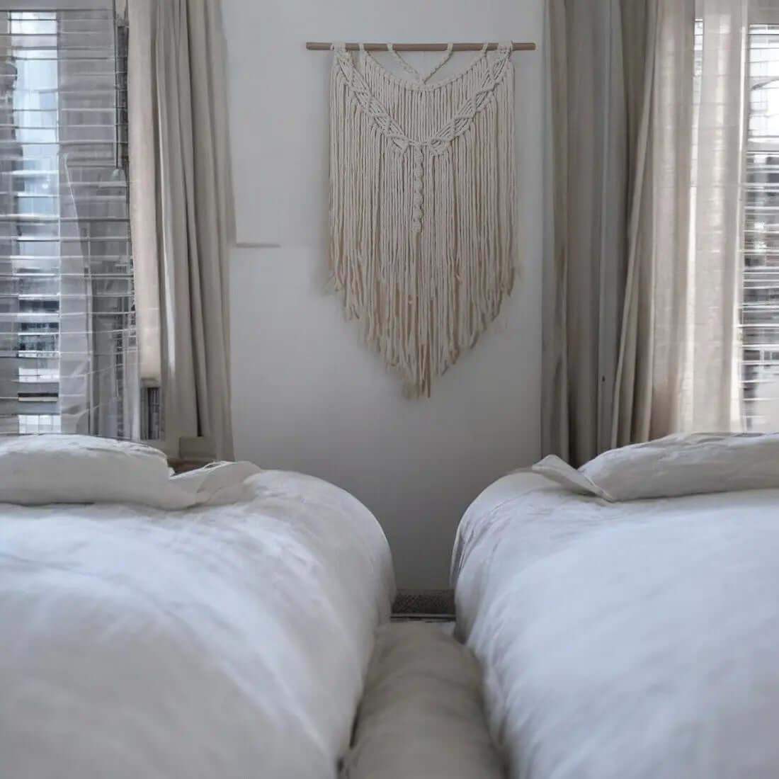 Macrame Pakket Wandkleed Boho - Ecru - Hobbygaren