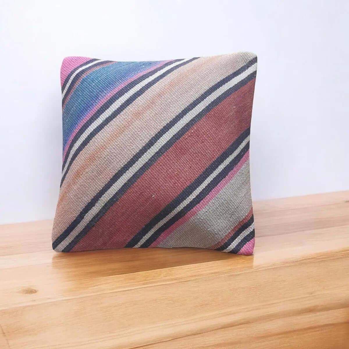 Vintage Kelim Kussenhoes -40x40 cm -7 - Hobbygaren
