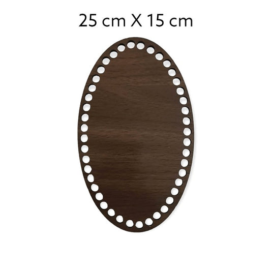 Ovale MDF bodems – bruin (20 t/m 40 cm)