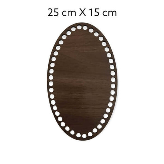 Ovale MDF bodems – bruin (20 t/m 40 cm)