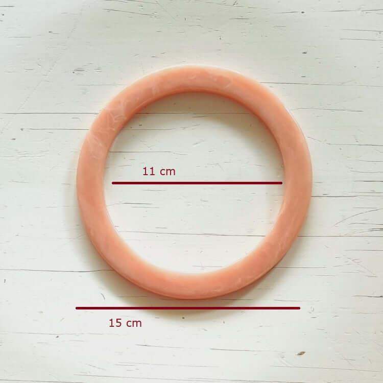 Acryl Tashengsel- Zalmroze - Hobbygaren