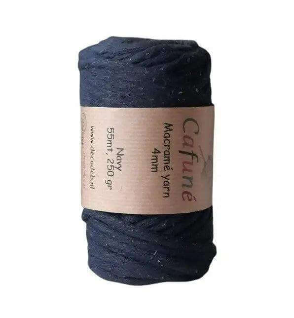 Cafuné Macrame Garen 4mm -Navy - Hobbygaren