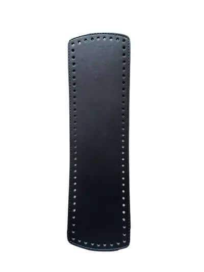 Leren tasbodem -26x11cm -Donkerblauw - Hobbygaren
