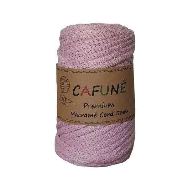 Cafuné Macramé Koord 5mm Licht Roze – 40m - Hobbygaren