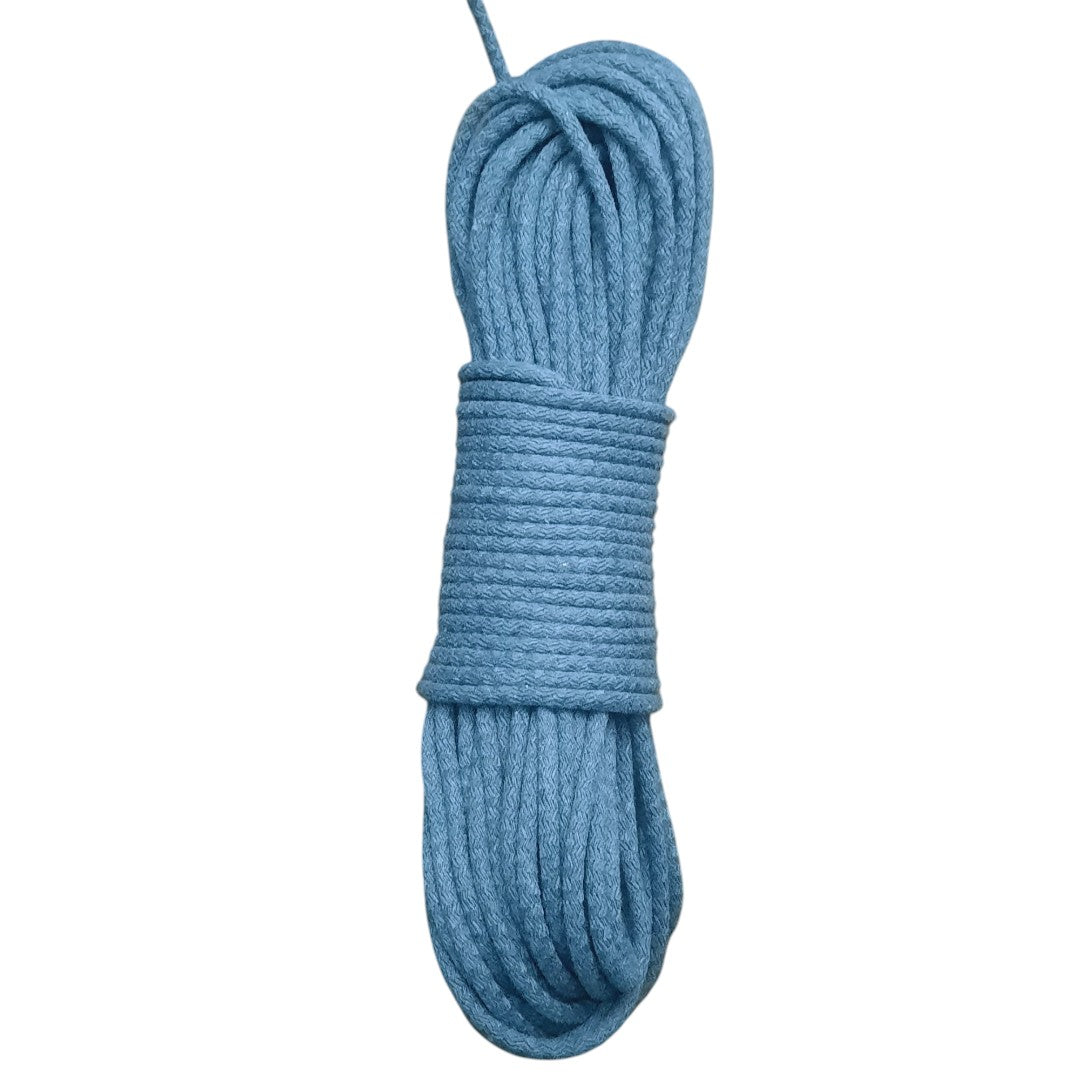 Gevlochten Naaikoord-Antiek Blauw