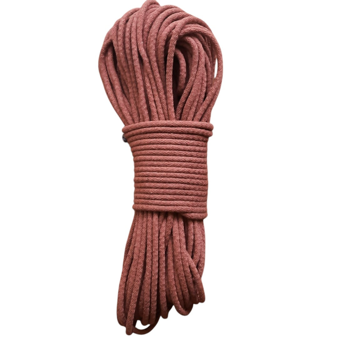 Gevlochten Naaikoord-Terracotta