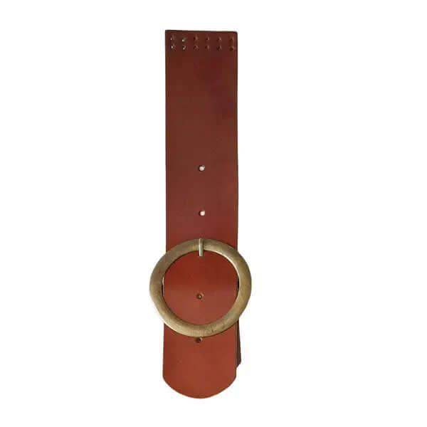 Leren Tas Flap Met Sluiting-Champagne 25x5cm - Hobbygaren