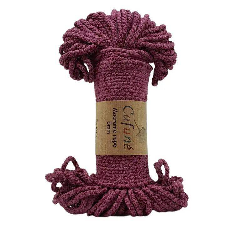 Macrame Touw 5mm -Bundel-Damson - Hobbygaren