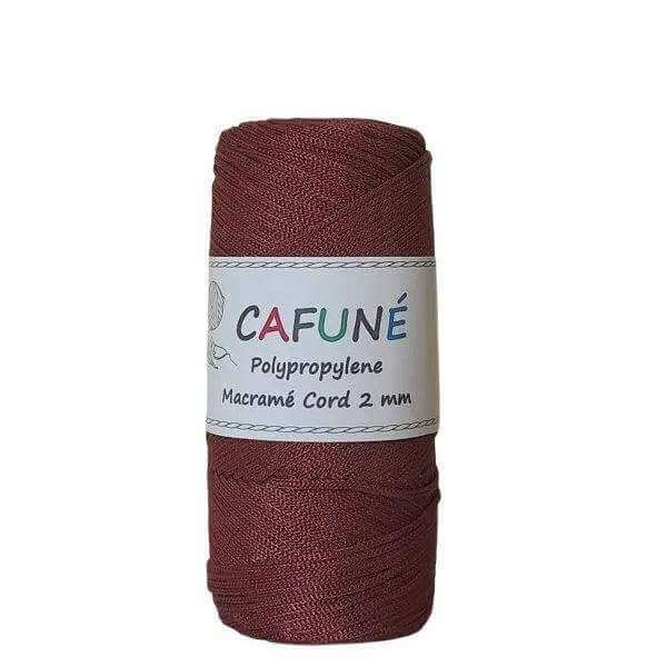 Cafuné Polypropyleen Macrame Koord 2mm - Donker Roze - Hobbygaren