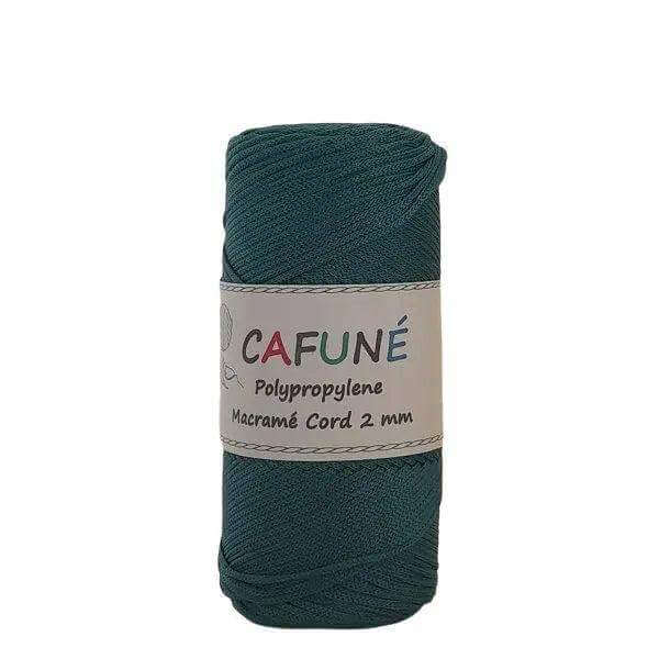 Cafuné Polypropyleen Macrame Koord 2mm -Peacock - Hobbygaren