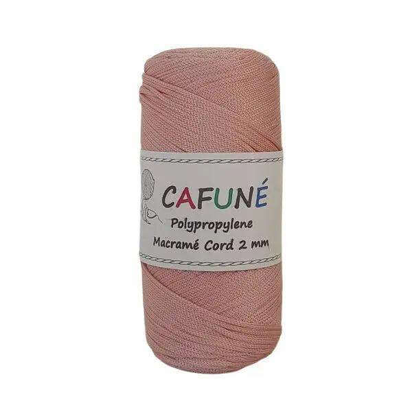 Cafuné Polypropyleen Macrame Koord 2mm -Poeder - Hobbygaren