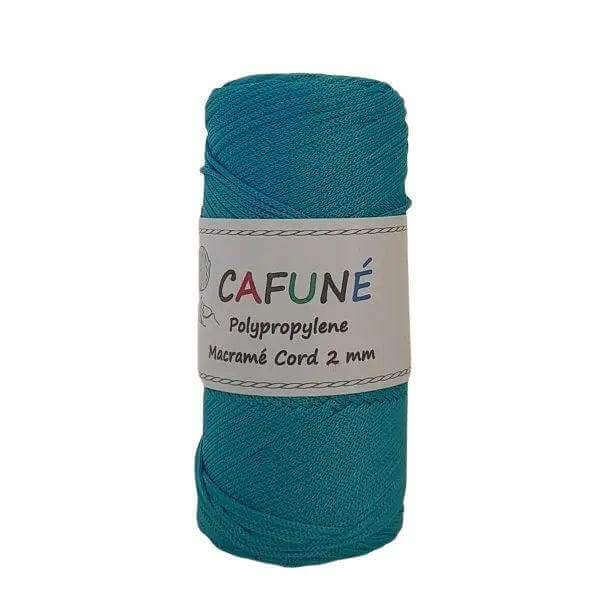 Cafuné Polypropyleen Macrame Koord 2mm -Turquoise - Hobbygaren
