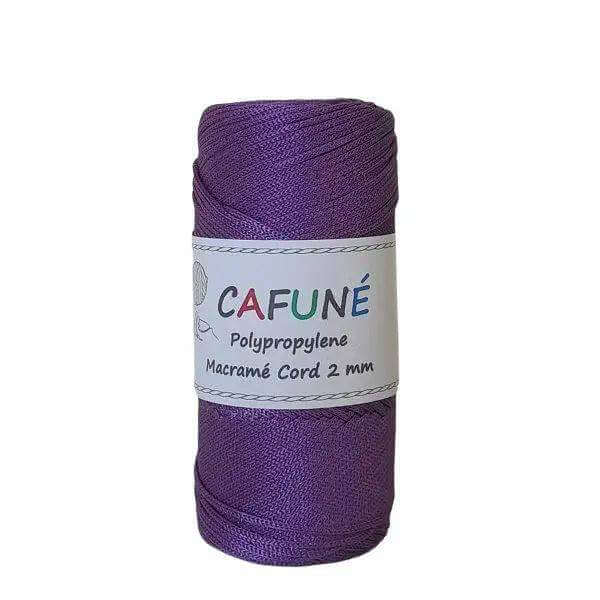 Cafuné Polypropyleen Macrame Koord 2mm -Violet - Hobbygaren