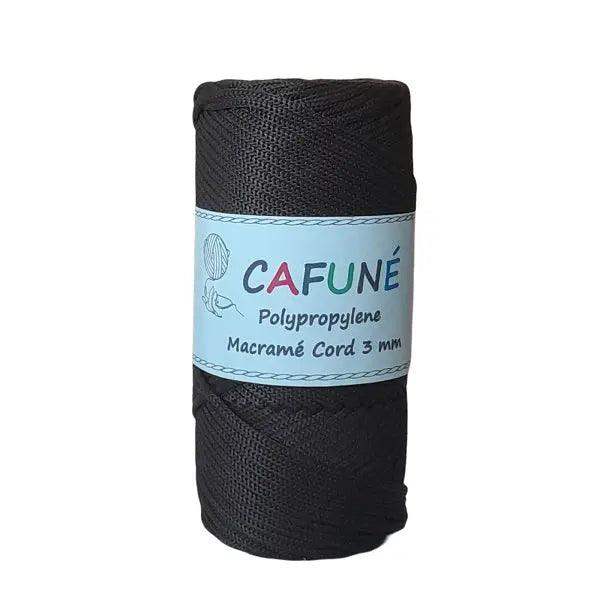 Polypropyleen Macrame Koord 3mm-Espresso - Hobbygaren