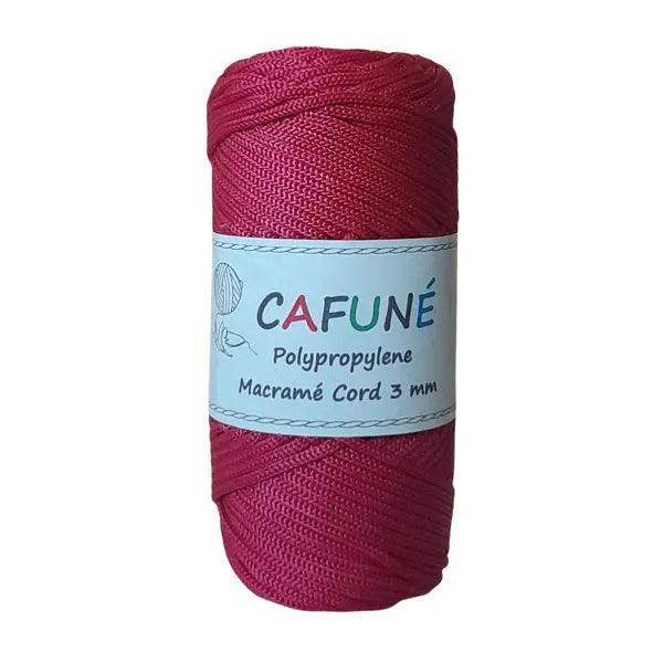 Polypropyleen Macrame Koord 3mm-Fuchsia - Hobbygaren