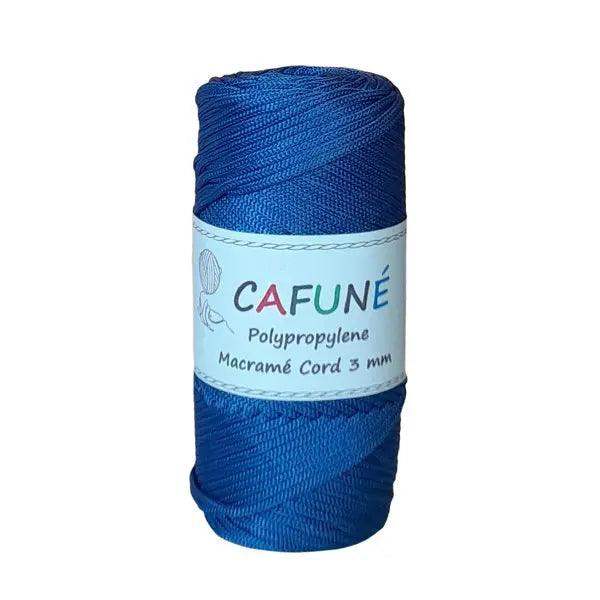 Polypropyleen Macrame Koord 3mm-Indigo - Hobbygaren