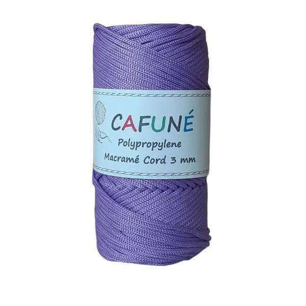 Polypropyleen Macrame Koord 3mm-Lavendel - Hobbygaren