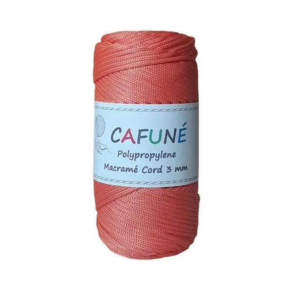 Polypropyleen Macrame Koord 3mm-Oranje - Hobbygaren