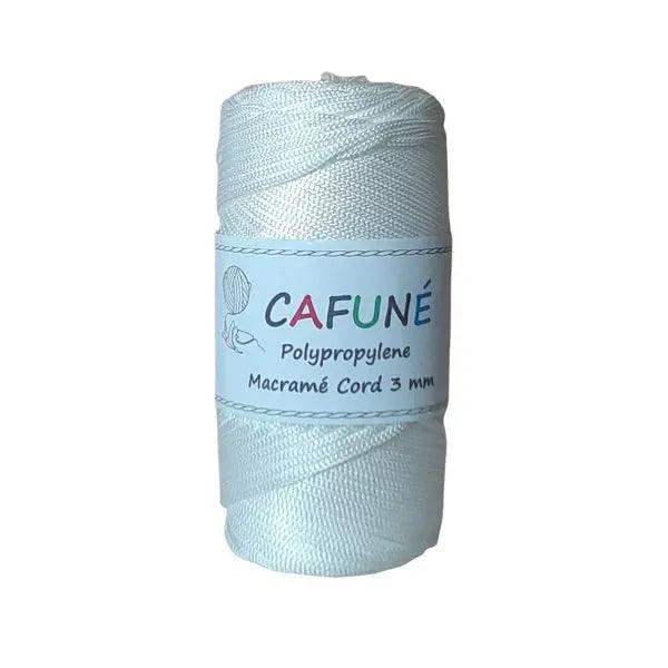 Polypropyleen Macrame Koord 3mm-Wit - Hobbygaren