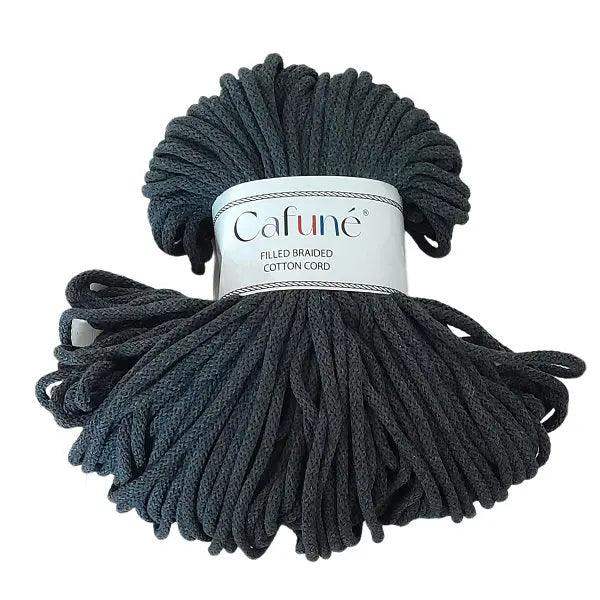 Premium Macrame Koord 5mm - 100 mt.-Antraciet - Hobbygaren
