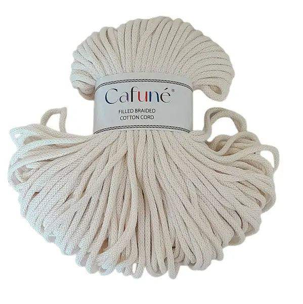 Premium Macrame Koord 5mm - 100 mt.-Ecru - Hobbygaren