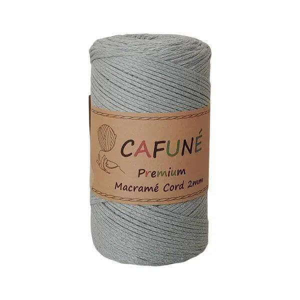 Premium Macrame Koord 2mm Eucalyptus - Hobbygaren