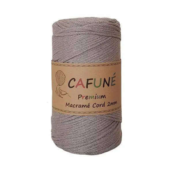 Premium Macrame Koord 2mm Latte - Hobbygaren