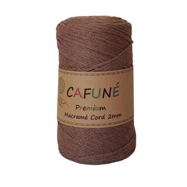 Premium Macrame Koord 2mm Roest Bruin - Hobbygaren