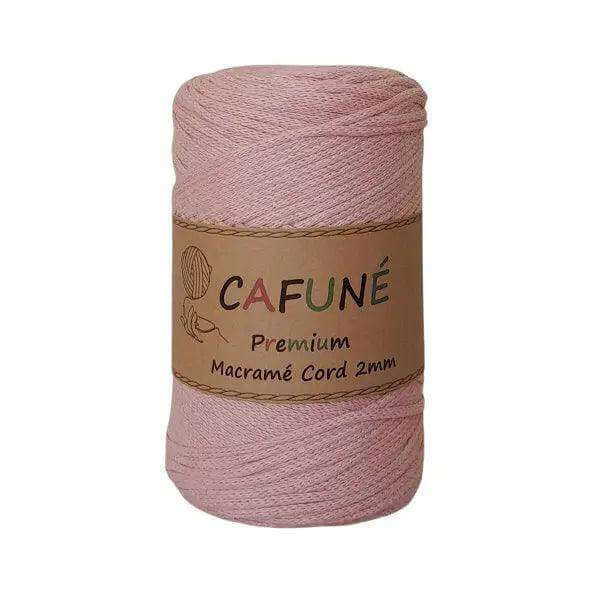 Premium Macrame Koord 2mm Zalm Roze - Hobbygaren