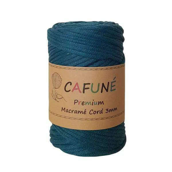 Cafuné Premium Macrame Koord 3mm Peacock - Hobbygaren